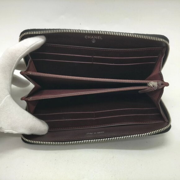 Chanel Long Wallet Black Caviar Skin 650-082425 - Picture 5 of 9